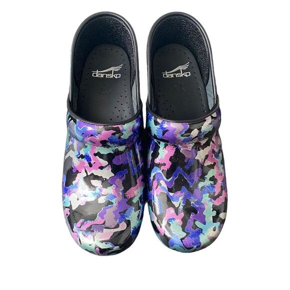 Dansko New Women's Professional Clogs Mermaid Patent size 38 - Picture 11 of 14